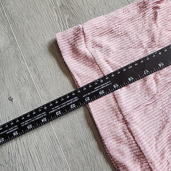 SO Hoodie L Pink Pullover Long Sleeve Sweater Soft Stretchy Knit Beach Light - Picture 6 of 7